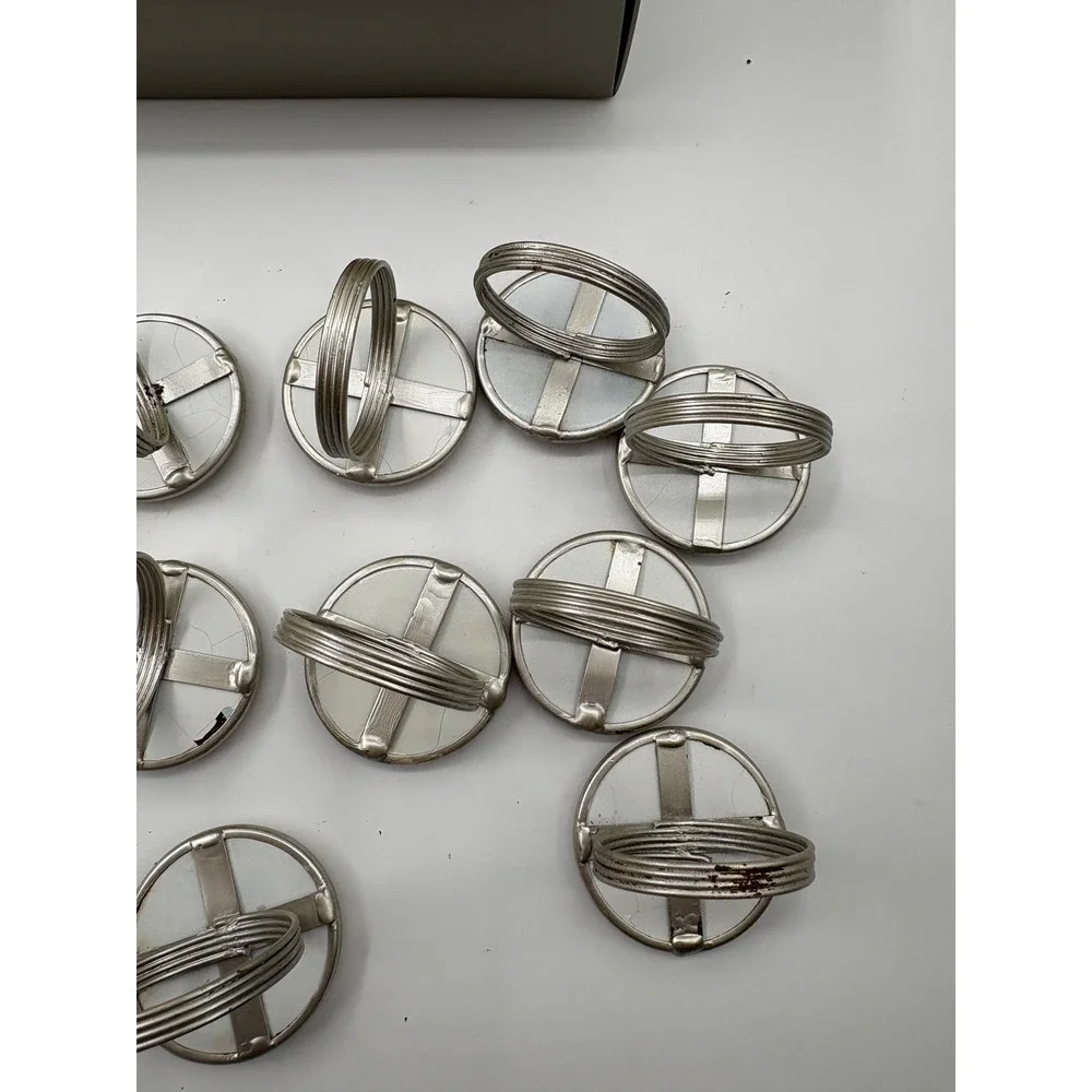 Pottery Barn 12 Days of Christmas Napkin Rings Set of 12 Multi Vintage Holiday